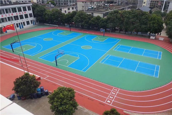 臨安塑膠籃球場地 臨安塑膠籃球場地