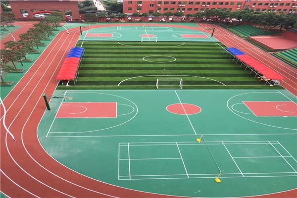 宜興學校硅PU籃球場 宜興學校硅PU籃球場
