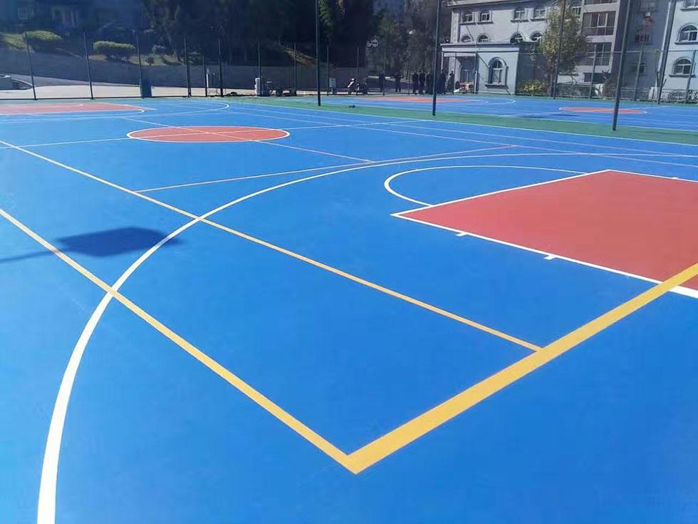 樂清硅PU球場翻新工程 樂清硅PU球場翻新工程