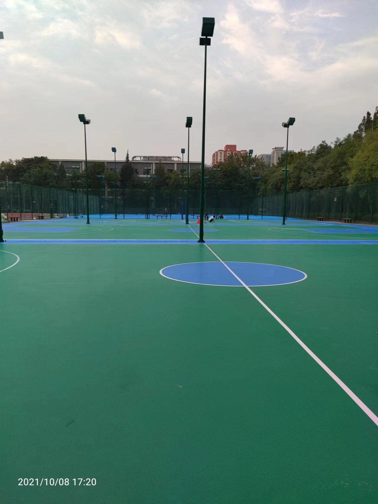 硅PU籃球場 硅PU籃球場