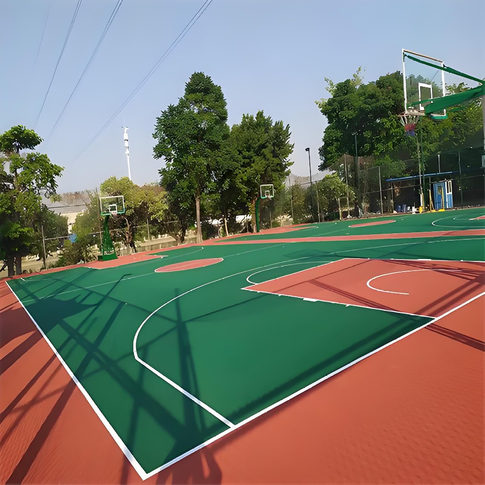 硅PU籃球場 硅PU籃球場