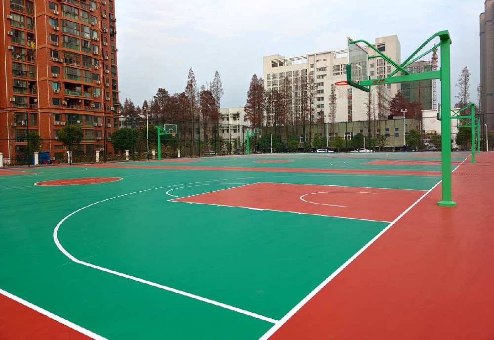 塑膠籃球場 塑膠籃球場