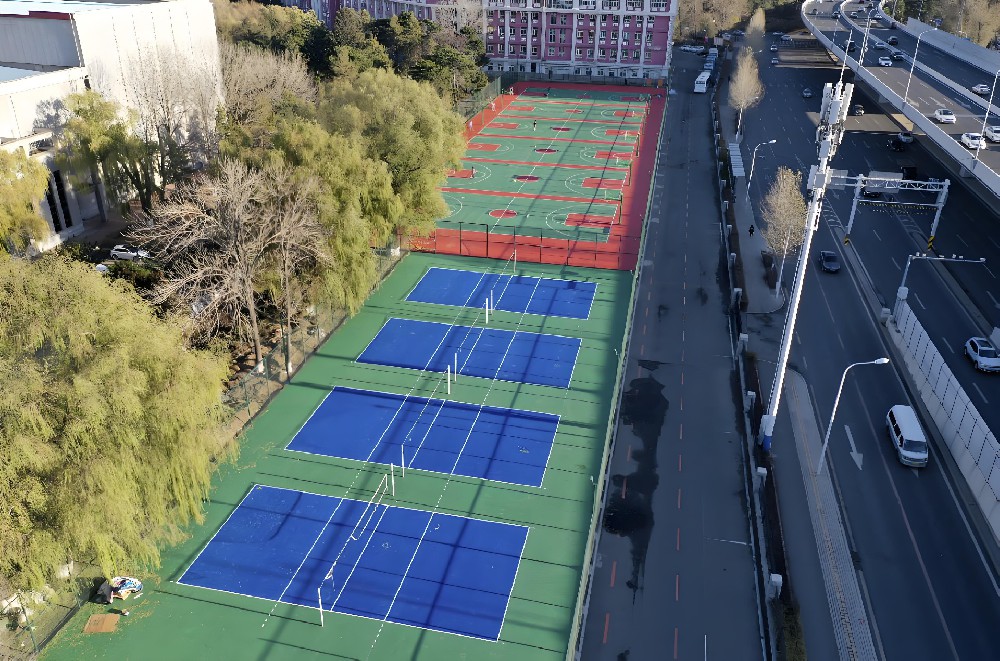 硅pu籃球場彈性層 硅pu籃球場彈性層