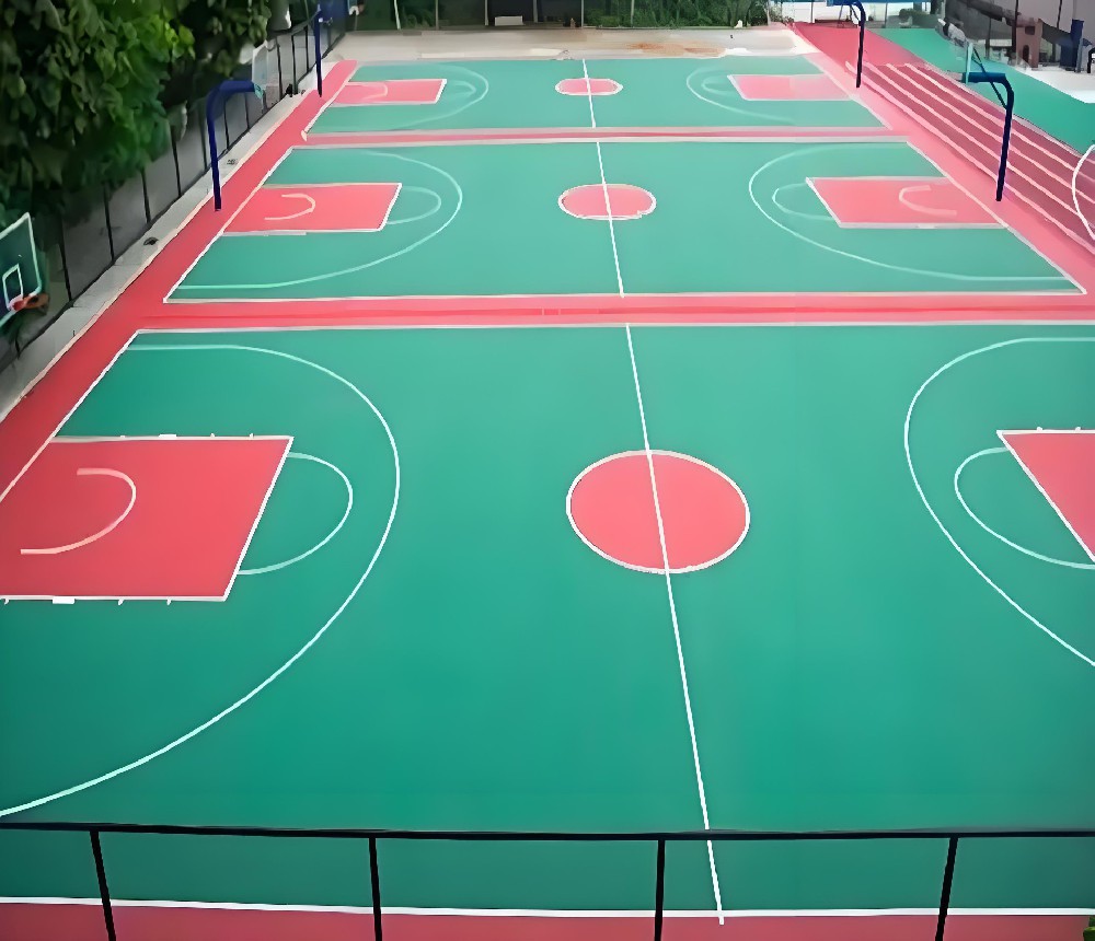 硅PU籃球場 硅PU籃球場