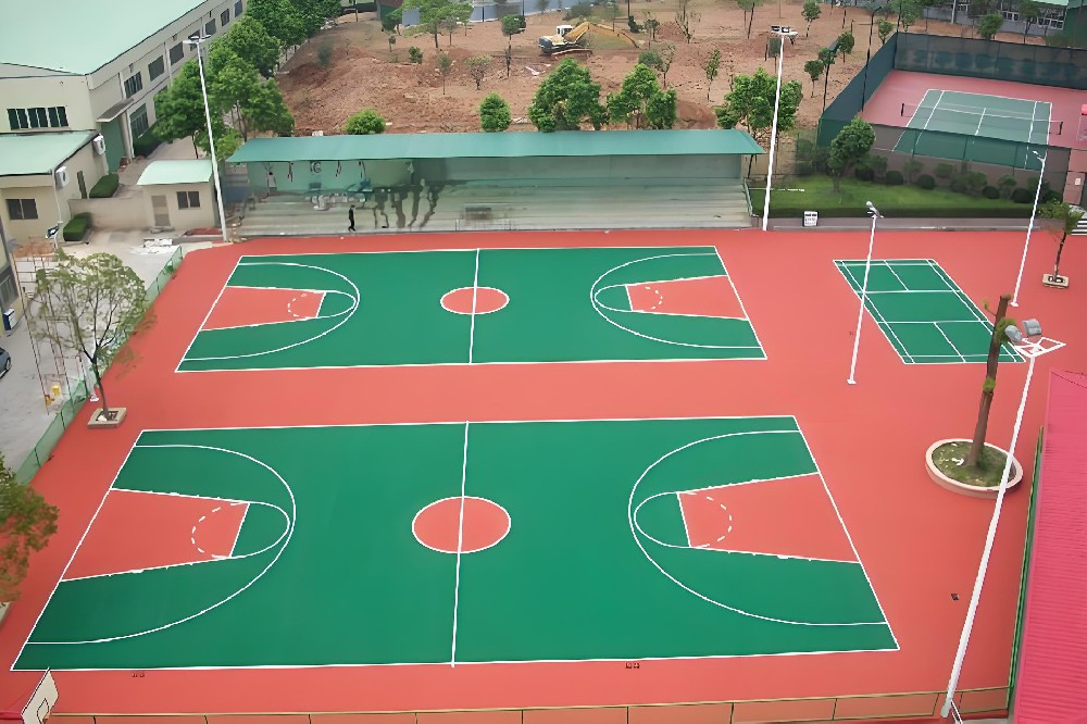 硅pu籃球場材料 硅pu籃球場材料