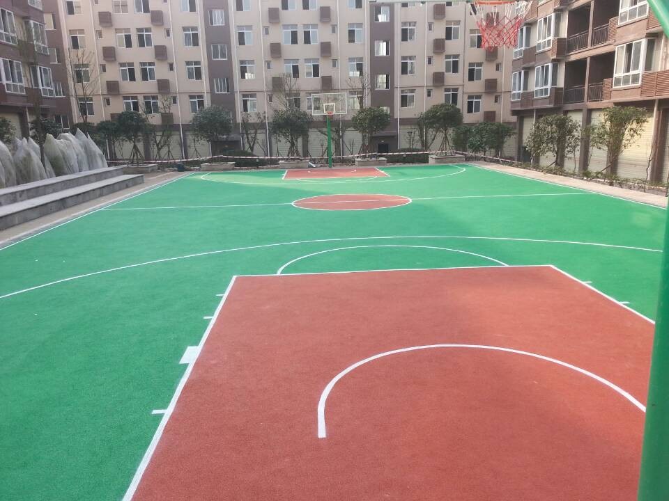 丙烯酸網球場施工 丙烯酸網球場施工