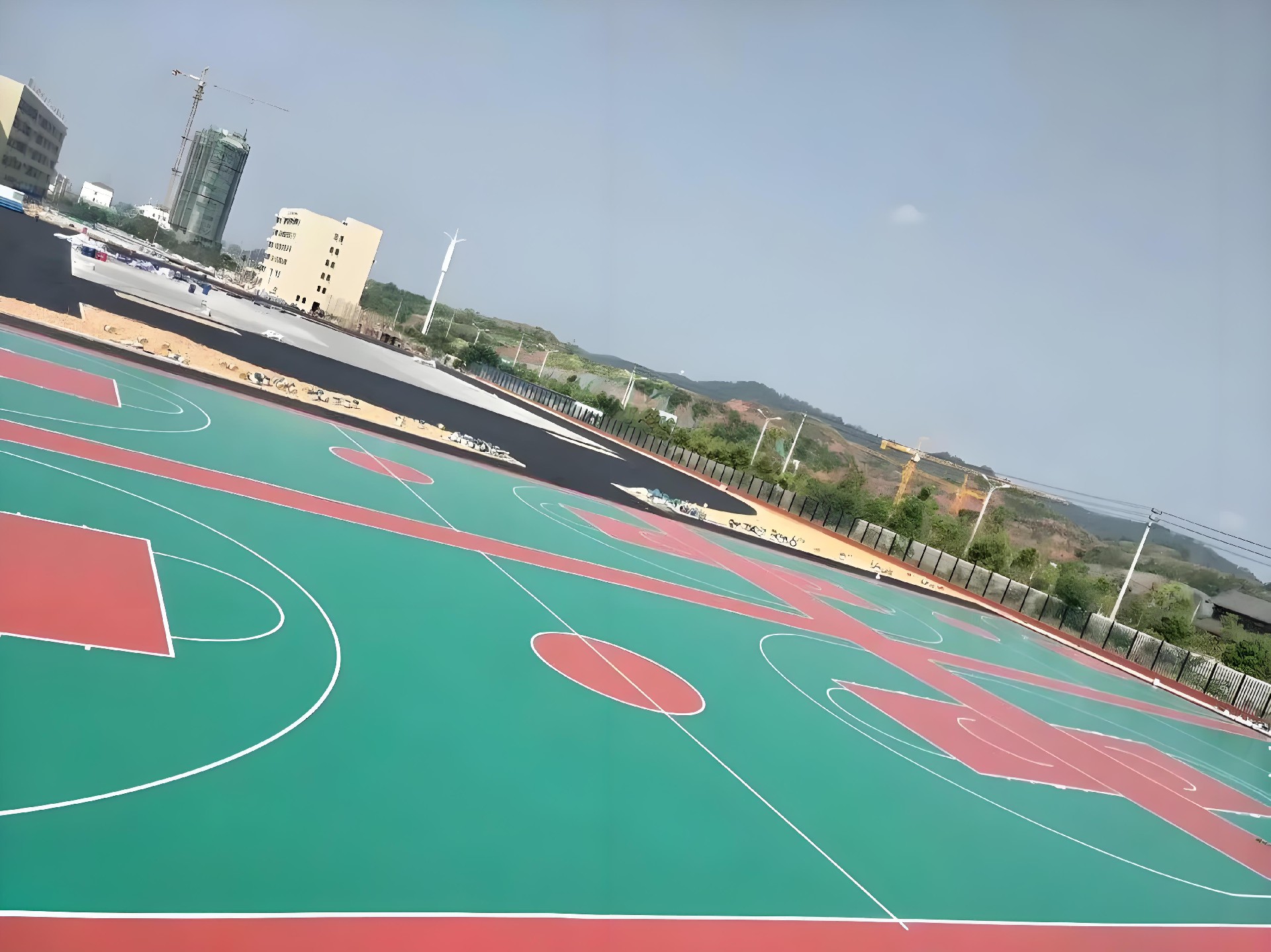 硅PU網球場 硅PU網球場