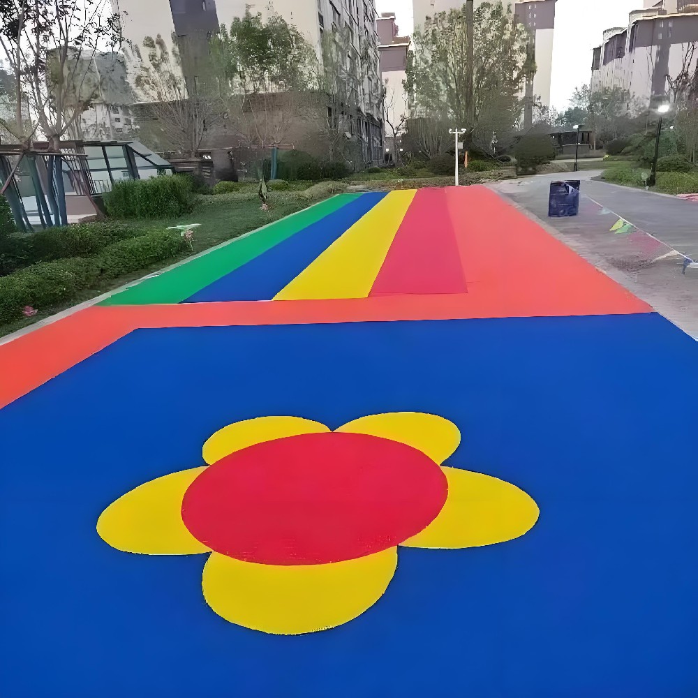 EPDM塑膠地面褪色